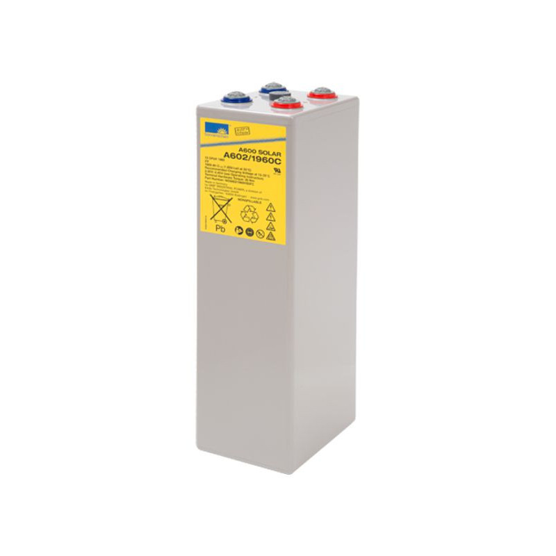 Batterie OPzV 2V 1959Ah C120 A602/1960C Solar GEL | Stockage Solaire Haute Performance