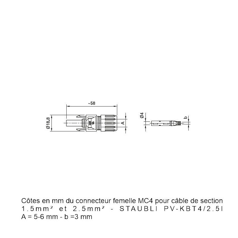 Connecteur De Fil 10mm² à 35mm² Avec Vis M6 Pour Barre 12X4mm Non Perce Rference 037349 037362 37237515