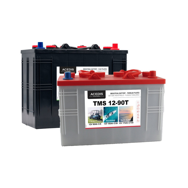 Batterie plomb 12V 113Ah C100 à plaques tubulaires TMS12-75T