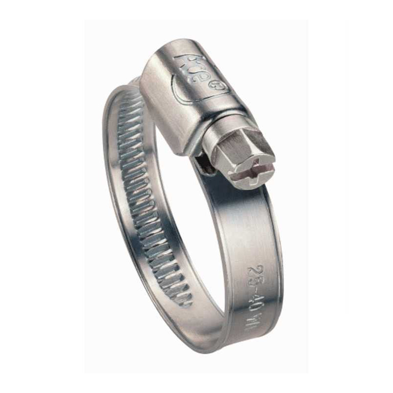 Collier de serrage 12 à 22 mm en acier zingué