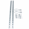 Traverses et brides pour fixation panneau solaire M0551 sur mât | Ecosolaire