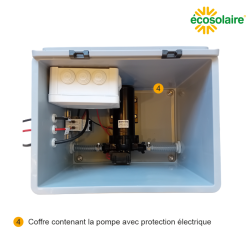 Kit pompe solaire 4000 L/j avec flotteur | Ecosolaire