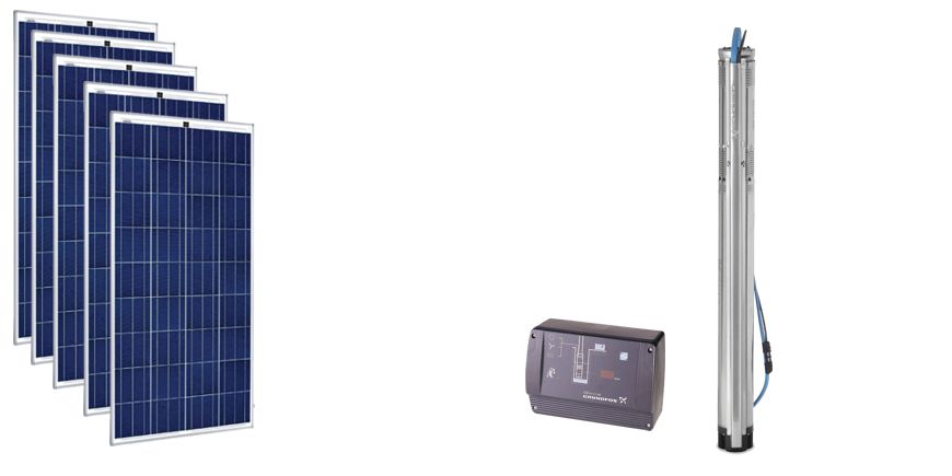 Système de pompage solaire Grundfos pour le Bénin