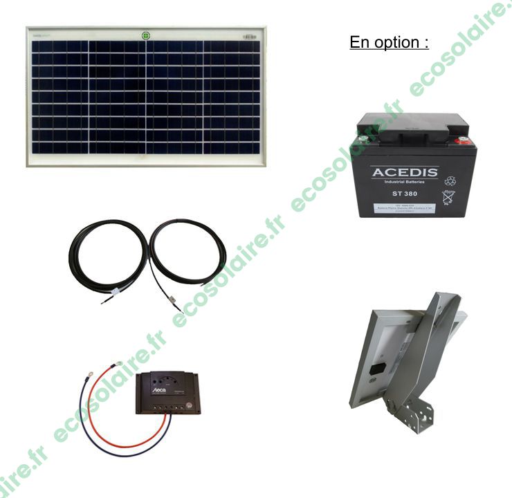 Maintainer Kit panneau solaire 30 W 12 V 