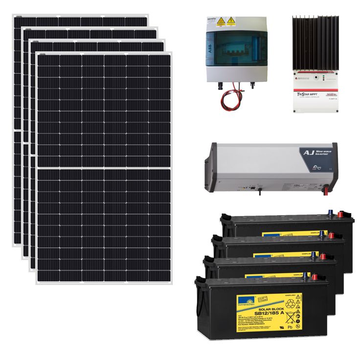 Kit autonome solaire 1500W 230V écosolaire® - Ecosolaire